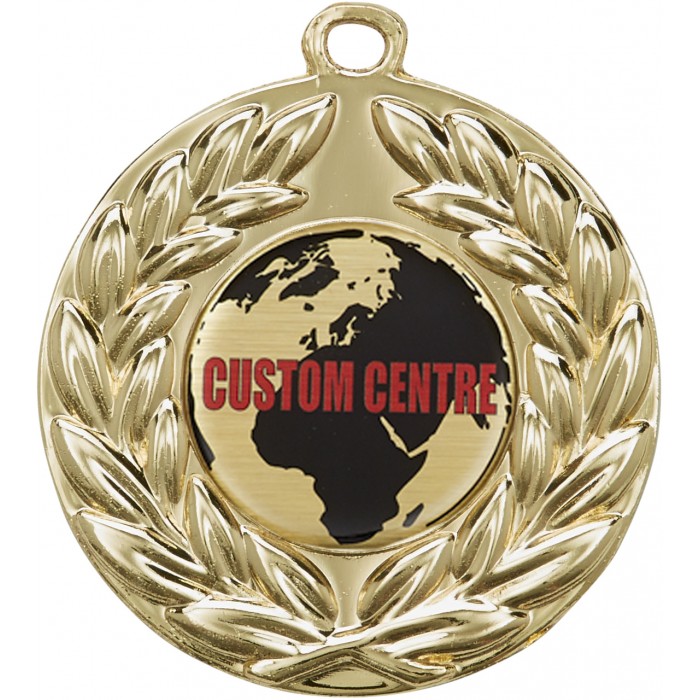 50MM CUSTOM VINYL DOMED MEDAL  **BUDGET OPTION**